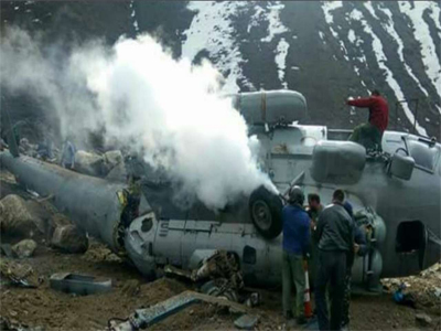 MiG 17 chopper crashes near Kedarnath, narrow escape for passengers