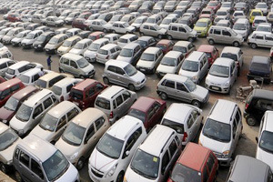 Auto shares dip post October sales
