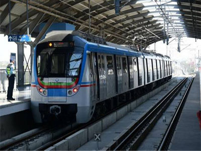 High-speed train for Hyderabad Airport Metro