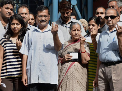 Exit polls predict sweep for BJP in Delhi, AAP staring at rout