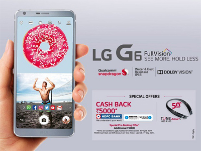 LG launches flagship G6 in India at Rs 51,990 with bold display format