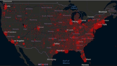 US sets new global record with 1,480 coronavirus deaths in 24 hours, toll crosses 7,000