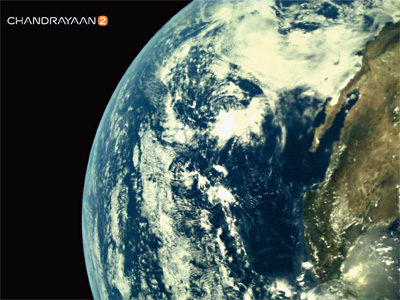 Isro releases Earth pictures taken by Chandrayaan-2