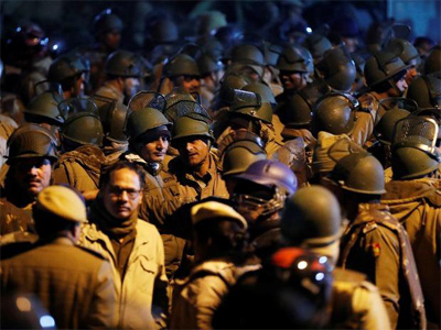 Security tightened, entry restricted in JNU campus after night of violence