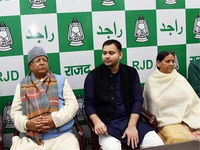 IRCTC scam: Bail granted to Lalu's wife Rabri Devi, son Tejashwi Yadav