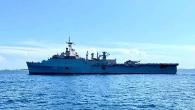 Operation Samudra Setu: Indian Navy ship Jalashwa reaches Maldives to bring back Indian citizens