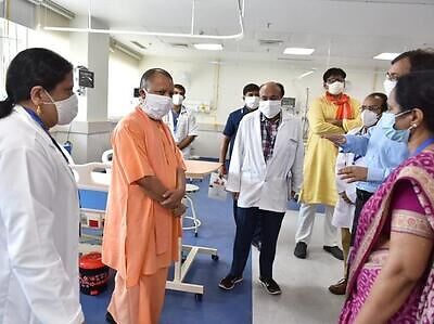 Noida gets 400-bed Covid-19 hospital, CM Yogi Adityanath reviews facilities