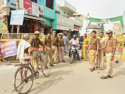 Ayodhya verdict: UP sets up makeshift jails, tracks social media posts
